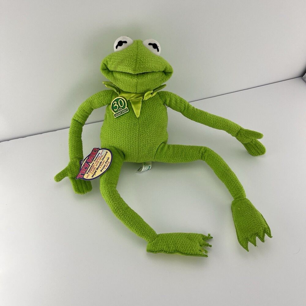Vintage Magic Talking Kermit The Frog - 30th Anniversary - 1999 Tyco - Working